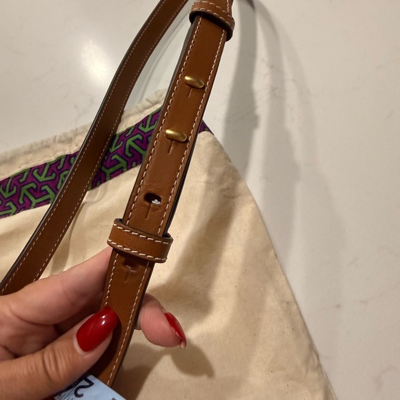 NWOT Tory Burch Brown, Tan and Snakeskin Shoulder Bag - Picture 12 of 12